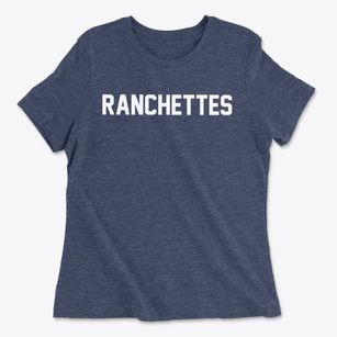 Ranchettes Wyoming Classic Block Women's Cotton T-Shirt