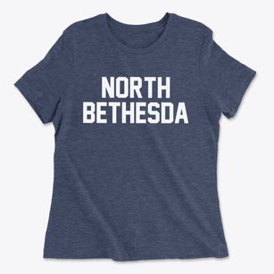 North Bethesda Maryland Classic Block Women's Cotton T-Shirt