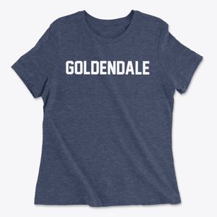 Goldendale Washington Classic Block Women's Cotton T-Shirt