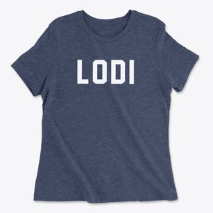 Lodi Wisconsin Classic Block Women's Cotton T-Shirt