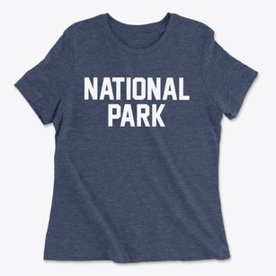 National Park New Jersey Classic Block Women's Cotton T-Shirt