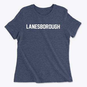 Lanesborough Massachusetts Classic Block Women's Cotton T-Shirt