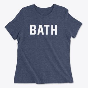 Bath Michigan Classic Block Women's Cotton T-Shirt