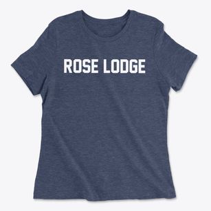 Rose Lodge Oregon Classic Block Women's Cotton T-Shirt