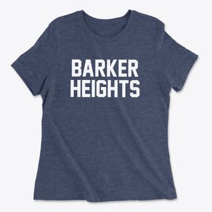 Barker Heights North Carolina Classic Block Women's Cotton T-Shirt