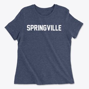 Springville Virginia Classic Block Women's Cotton T-Shirt