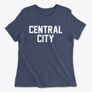 Central City Iowa Classic Block Women's Cotton T-Shirt
