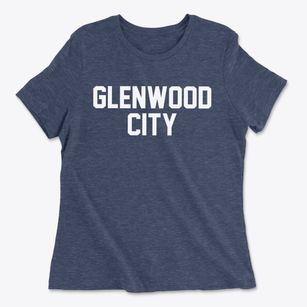 Glenwood City Wisconsin Classic Block Women's Cotton T-Shirt
