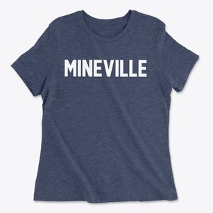 Mineville New York Classic Block Women's Cotton T-Shirt