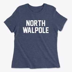 North Walpole New Hampshire Classic Block Women's Cotton T-Shirt