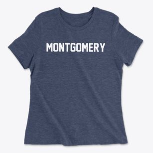 Montgomery Louisiana Classic Block Women's Cotton T-Shirt
