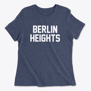 Berlin Heights Ohio Classic Block Women's Cotton T-Shirt