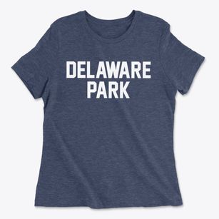 Delaware Park New Jersey Classic Block Women's Cotton T-Shirt