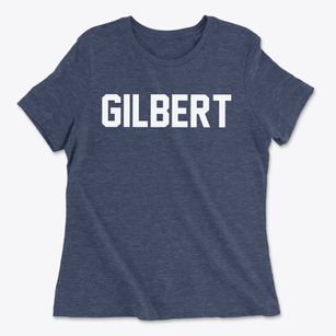 Gilbert West Virginia Classic Block Women's Cotton T-Shirt