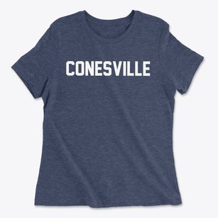 Conesville Ohio Classic Block Women's Cotton T-Shirt