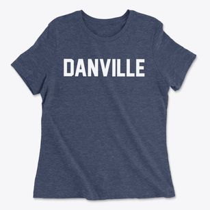Danville Kentucky Classic Block Women's Cotton T-Shirt