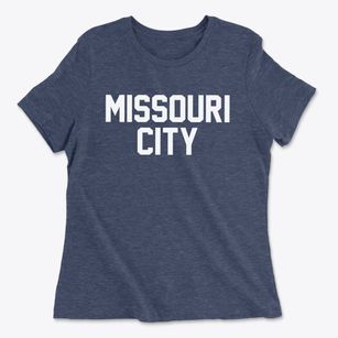 Missouri City Missouri Classic Block Women's Cotton T-Shirt