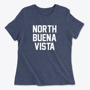 North Buena Vista Iowa Classic Block Women's Cotton T-Shirt