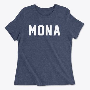 Mona Iowa Classic Block Women's Cotton T-Shirt