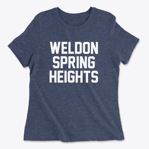 Weldon Spring Heights Missouri Classic Block Women's Cotton T-Shirt