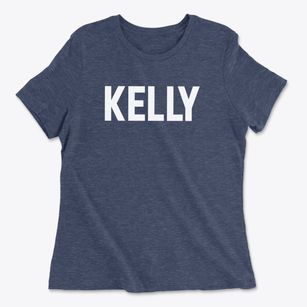 Kelly Wyoming Classic Block Women's Cotton T-Shirt
