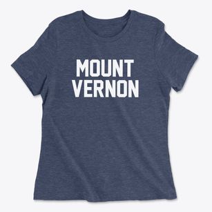 Mount Vernon Virginia Classic Block Women's Cotton T-Shirt