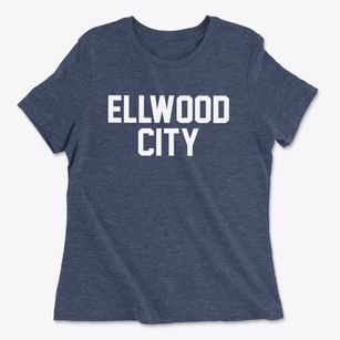 Ellwood City Pennsylvania Classic Block Women's Cotton T-Shirt