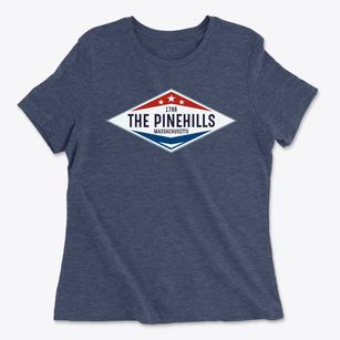 The Pinehills Massachusetts Diamond Star Women's Cotton T-Shirt