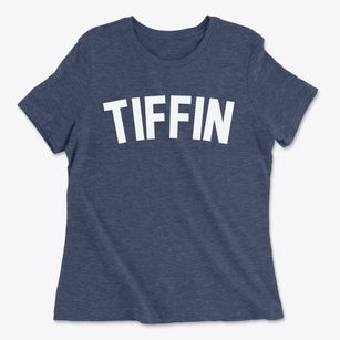 Tiffin Iowa Classic Curve Women's Cotton T-Shirt