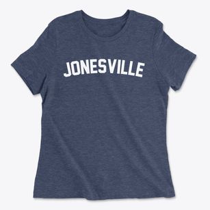 Jonesville Louisiana Classic Curve Women's Cotton T-Shirt