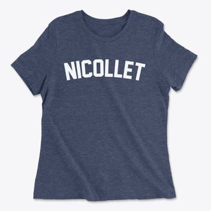 Nicollet Minnesota Classic Curve Women's Cotton T-Shirt