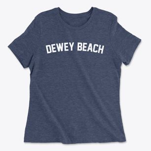 Dewey Beach Delaware Classic Curve Women's Cotton T-Shirt