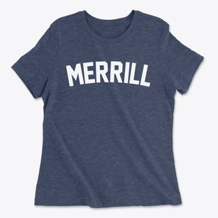 Merrill Maine Classic Curve Women's Cotton T-Shirt