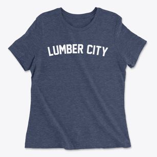 Lumber City Pennsylvania Classic Curve Women's Cotton T-Shirt