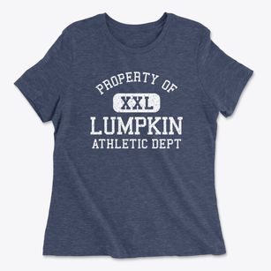 Lumpkin Georgia Athletic Dept Women's Cotton T-Shirt