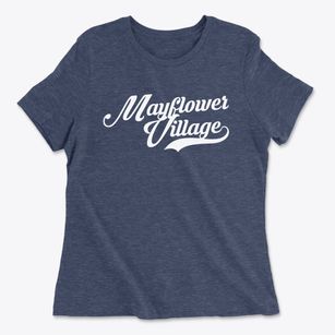 Mayflower Village California Vintage Team Women's Cotton T-Shirt