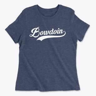 Bowdoin Maine Vintage Team Women's Cotton T-Shirt