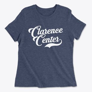 Clarence Center New York Vintage Team Women's Cotton T-Shirt