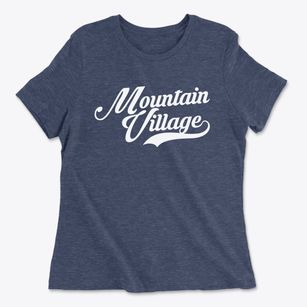 Mountain Village Colorado Vintage Team Women's Cotton T-Shirt