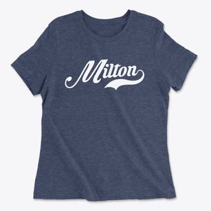 Milton Massachusetts Vintage Team Women's Cotton T-Shirt