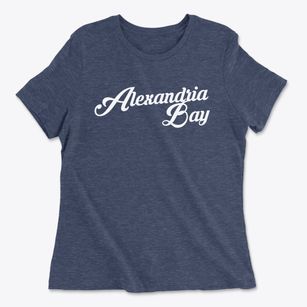 Alexandria Bay New York Vintage Team Women's Cotton T-Shirt