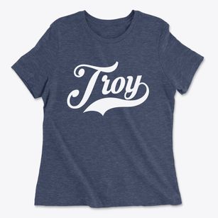 Troy Maine Vintage Team Women's Cotton T-Shirt