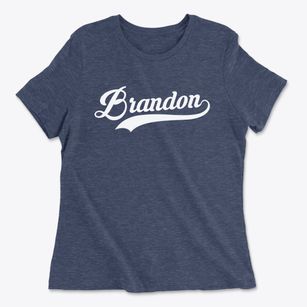 Brandon Wisconsin Vintage Team Women's Cotton T-Shirt