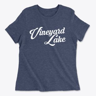 Vineyard Lake Michigan Vintage Team Women's Cotton T-Shirt