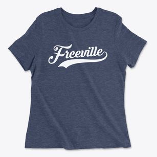 Freeville New York Vintage Team Women's Cotton T-Shirt