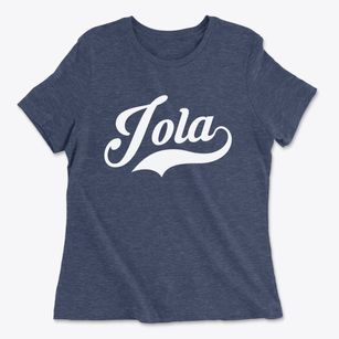Iola Illinois Vintage Team Women's Cotton T-Shirt