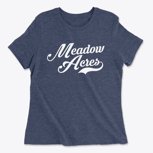 Meadow Acres Wyoming Vintage Team Women's Cotton T-Shirt