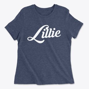 Lillie Louisiana Vintage Team Women's Cotton T-Shirt