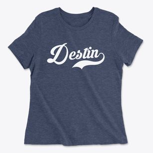 Destin Florida Vintage Team Women's Cotton T-Shirt