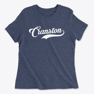 Cranston Rhode Island Vintage Team Women's Cotton T-Shirt